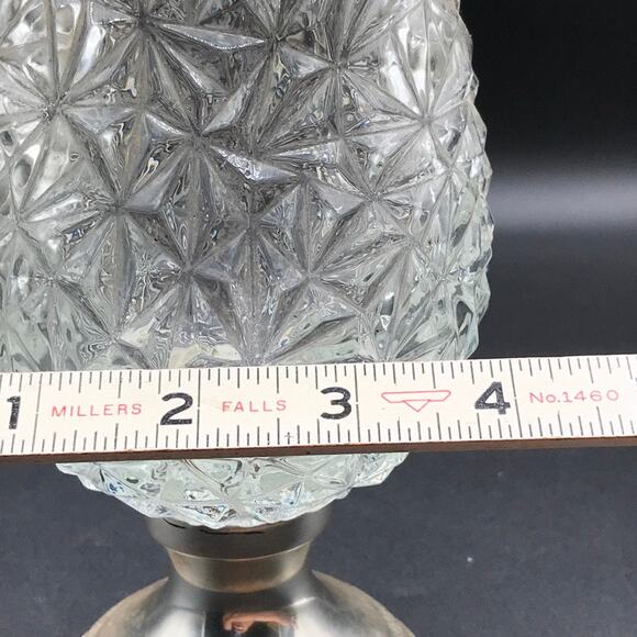 Vintage NORLEANS Wine Claret Decanter Silver Plate Cut Glass Made in Italy - Picture 13 of 13